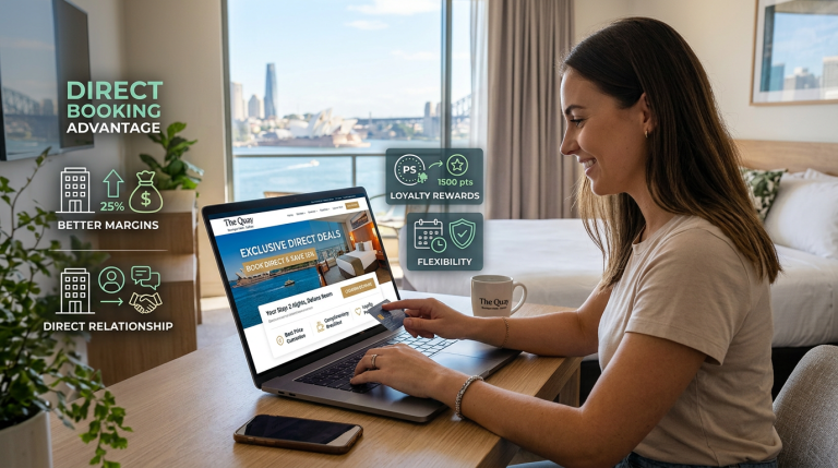 Australian hotel winning direct bookings and guest loyalty over online travel agents