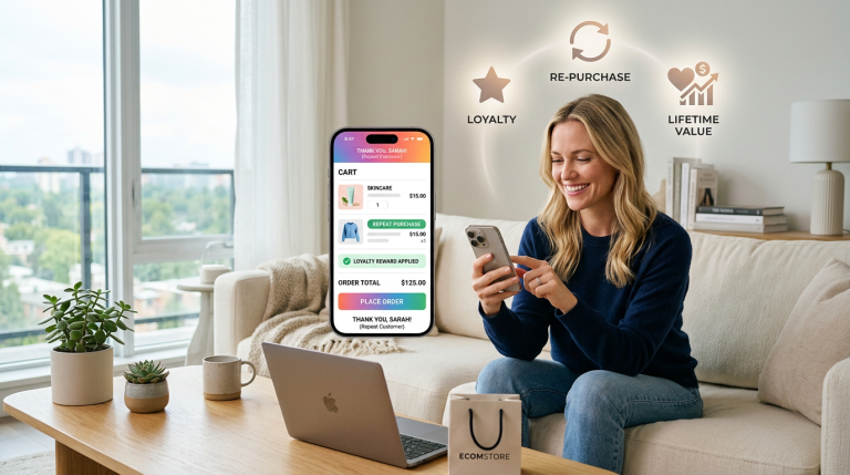 eCommerce store turning first-time buyers into loyal repeat customers