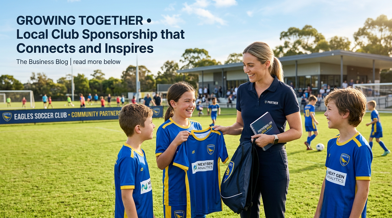 business engaging a local sporting club community through activated sponsorship