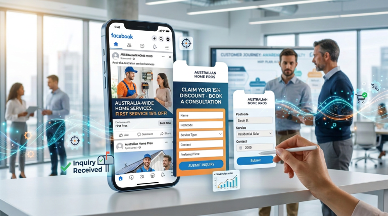 Australian service business running Meta ads that generate real enquiries