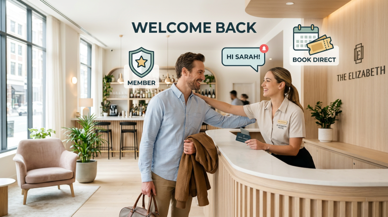 Hotel building guest loyalty and repeat stays through thoughtful follow-up